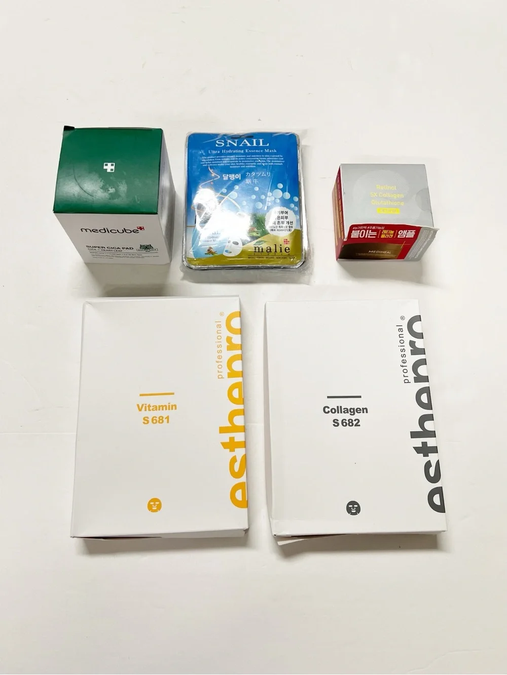 Esthederm Vitamin & Collagen Mask Duo Assorted Korean Beauty Face Treatments